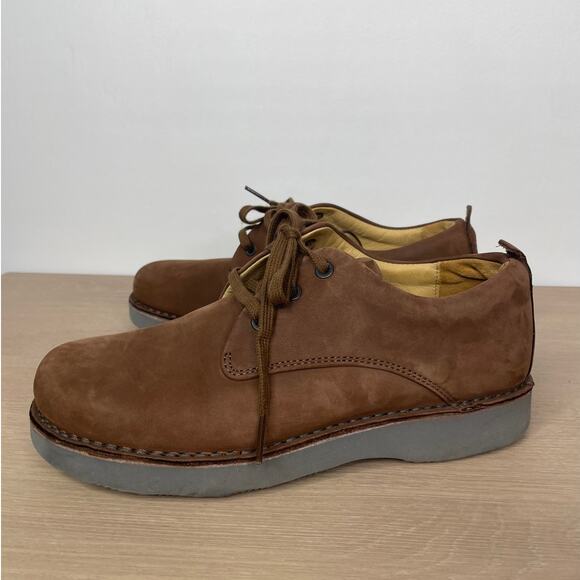 Samuel Hubbard Men's Hubbard Free Oxford Nubuck Brown 7.5 - Picture 4 of 9